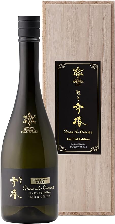 越乃雪椿 Grand-Cuvee グラン キュヴェ Limited Edition 純米大吟醸のボトル