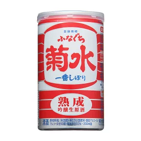 吟醸 熟成 生原酒 菊水のボトル